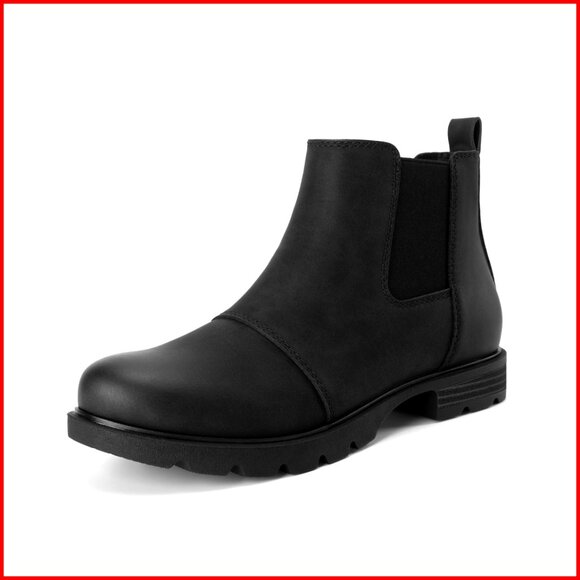 Women's Chelsea Boots Slip On Low Heel Lug Sole Ankle Booties